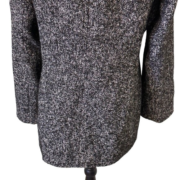 Calvin Klein Classic Double Breasted Large Buttons Wool Blend Jacket Size 12 - Picture 11 of 16